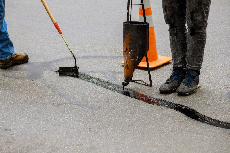 Asphalt Cracks Repair Process