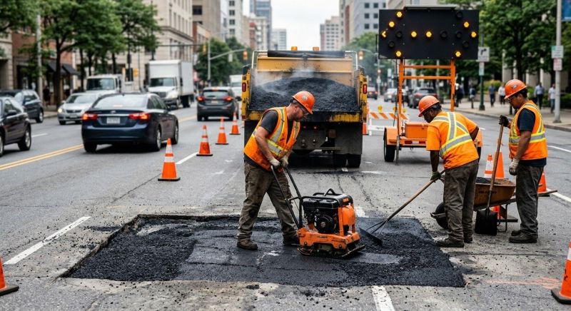 Commercial Pothole Repair in Palm Springs, CA
