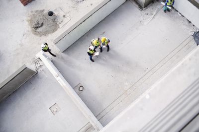 Commercial Slab Installation in Toledo, OH