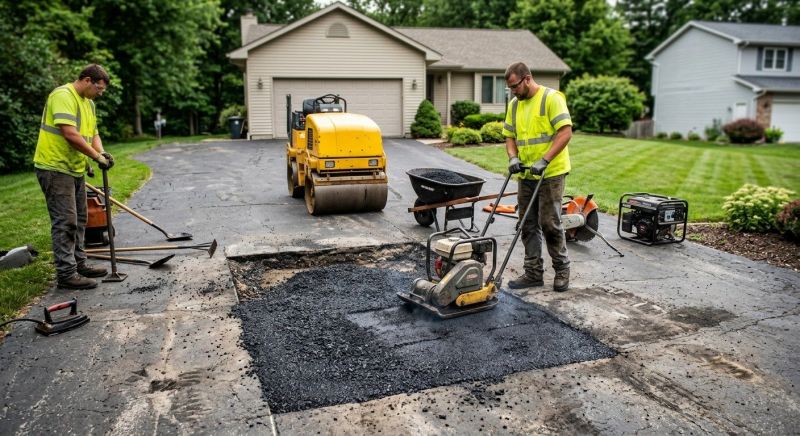 Driveway Paving Repair in Los Angeles, CA