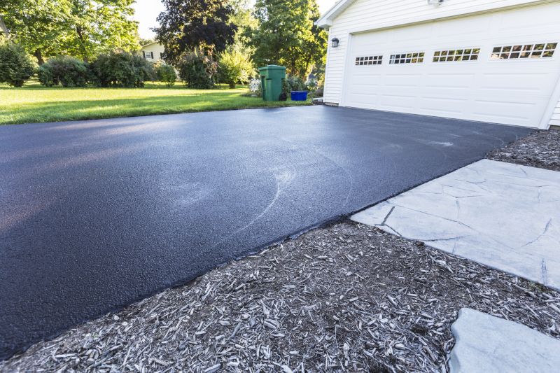 Blacktop Driveway with Clear Edges