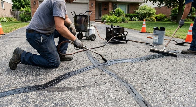 Asphalt Crack Repair Service